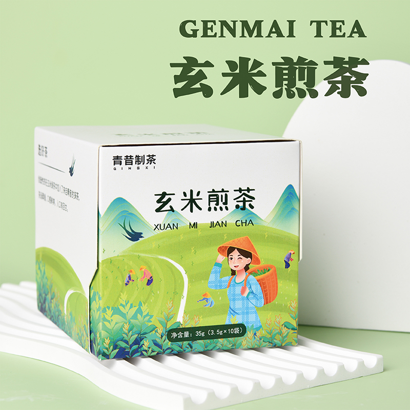 玄米煎茶10泡/盒 创造