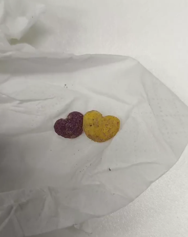 爱心型玉米脆片